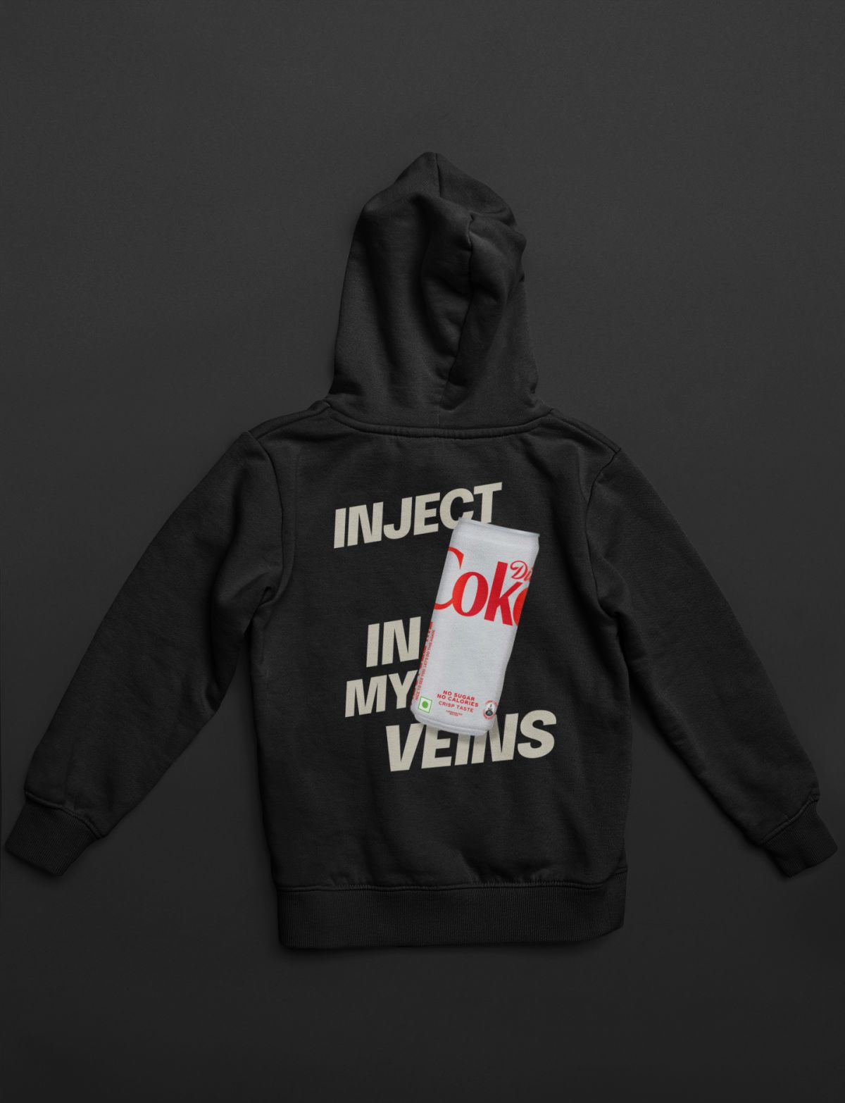 Back view of Inject in My Veins Hoodie